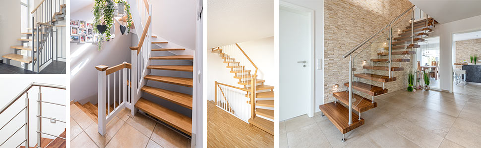 Geländer für Holztreppen