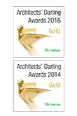 Architects' Darling Awards: Gold 2016 und 2014