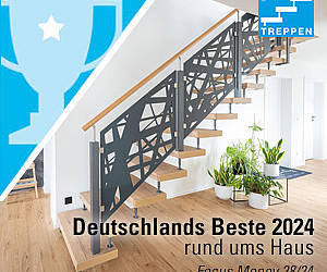 "Rund ums Haus - Deutschlands Beste 2024" - Auszeichnung von Focus Money