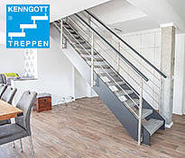 Einläufige gerade Treppe